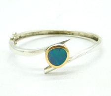 Sterling Silver, 18ct Gold &