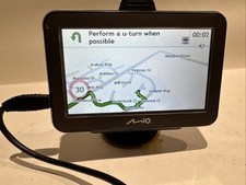 Mio Spirit 689 Deluxe Sat Nav with UK And Holder Works