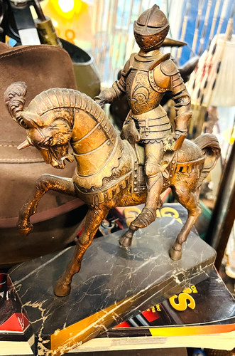 Knight horse medieval - on,