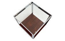 60s 1960s Retro Merrow Associates Rosewood Chrome Coffee Side Table 