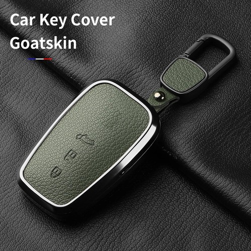 Leather key case cover - leather,