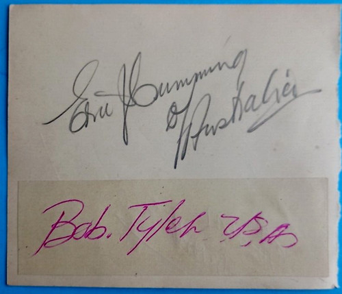 Autographs late s early - autographs, 40's/early