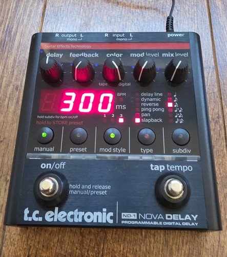 Electronic nova delay - tc,