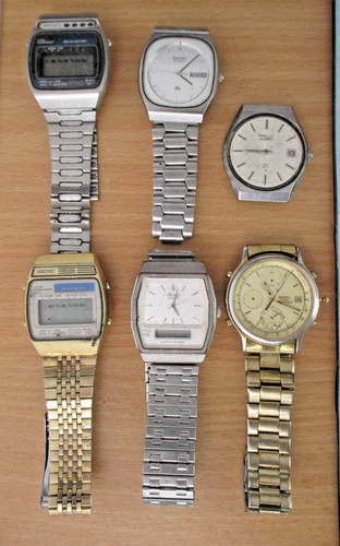 Six vintage seiko - seiko, gent's