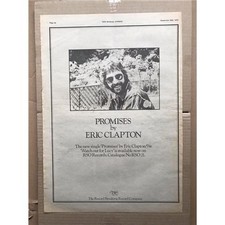 ERIC CLAPTON PROMISES POSTER
