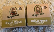 2 x Dr Squatch Gold Moss Soap