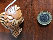 Ceramic pull cord - ceramic, fish