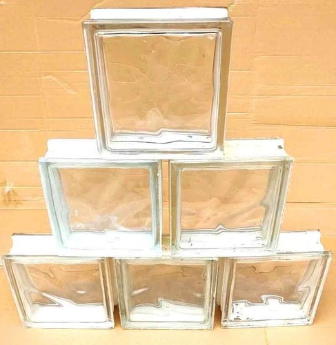 Used wavy glass - 5x, brick/block