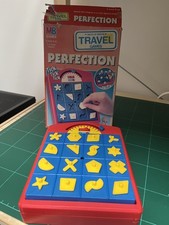 Perfection MB Games Retro Vintage Travel Game 1994 Travel Holiday Family Game