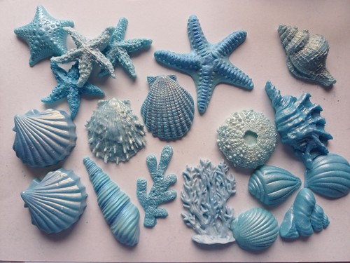 Fondant edible pieces - 50,