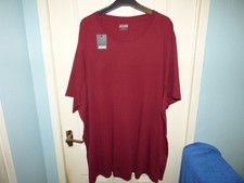 BNWT BURGUNDY  100% COTTON T