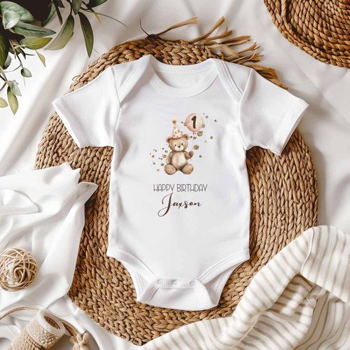 Personalised first birthday - first,