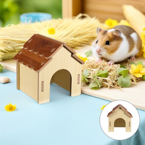 Hamster wooden house maze - wooden,
