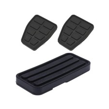 3Pcs Pedal Rubber Cover Set