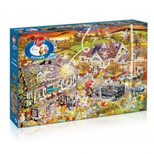 Gibsons I Love Autumn 1000 Piece Jigsaw Puzzle New Sealed Cozy Seasonal Scene