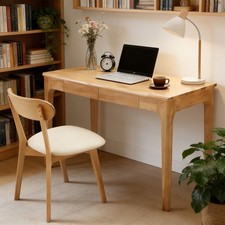 Modern Solid Wood Writing Desk