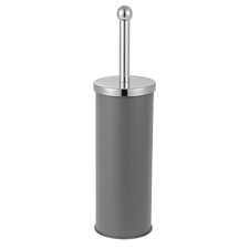 Toilet Brush With Holder Grey