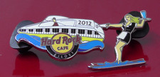 Small Hard Rock Cafe Enamel Pin Badge Biloxi USA Boat Jet Ski Server 2012