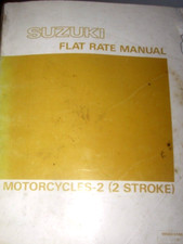 SUZUKI FLAT RATE MANUAL 1986 (MOTORCYCLES  2 STROKE)