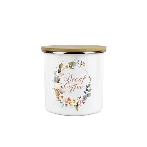 Floral wreath decaf coffee - decaf,