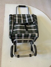 Lightweight 2 Wheel Shopping Trolley Foldable Hardwearing Portable Grocery Cart