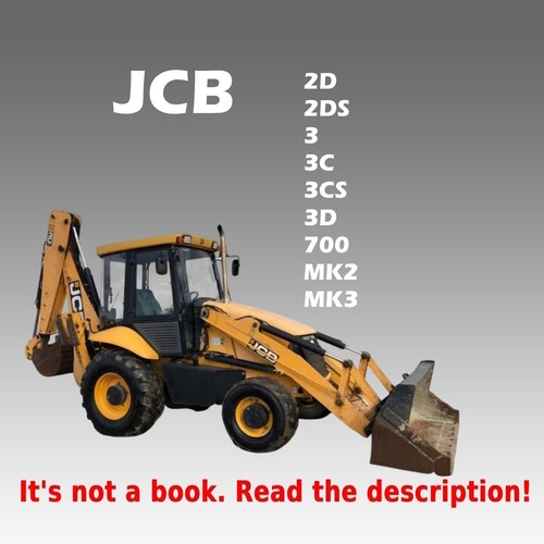Jcb 2ds 3cs 3d - jcb, 3c
