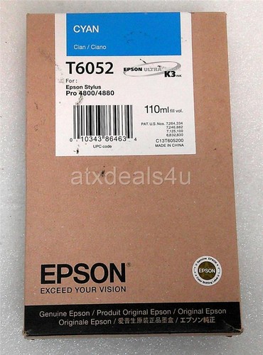 Epson t6052 cyan - cyan, k3