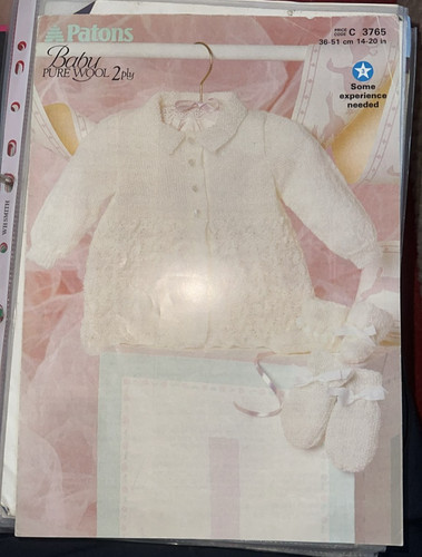 Patons knitting pattern baby - knitting,