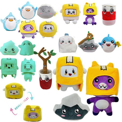 Lankybox plush boxy - plush, foxy
