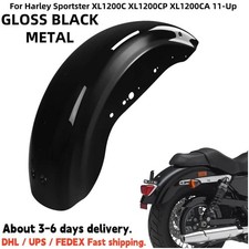 Gloss Black Metal Rear Fender