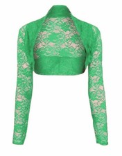 Womens Long Sleeves Lace Shrug