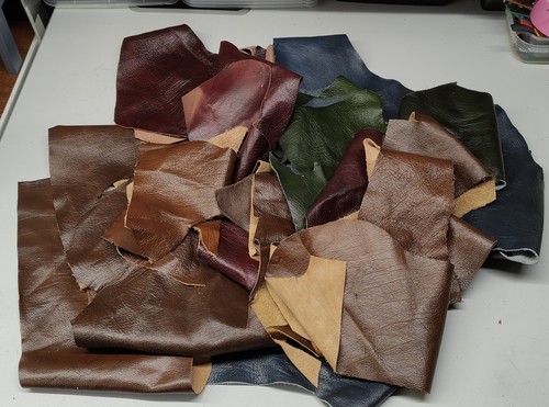 Mix colours leather - 1,
