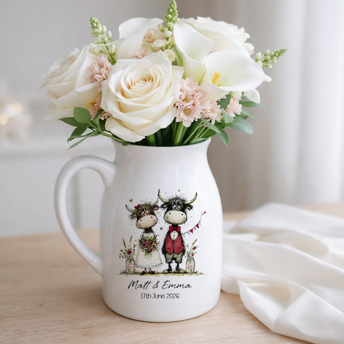Personalised ceramic vase - vase,