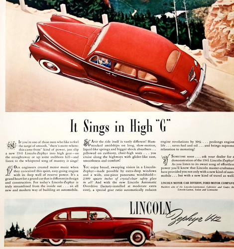1941 lincoln zephyr v12 - 1941,