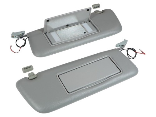 Sun visors set gray with