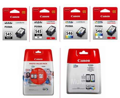 Canon 545 black cl 546 - pg-545, cl-546