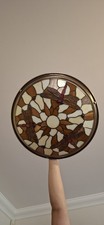 Tiffany Syle Glass Uplighter Ceiling Shade Pendant Lamp Dragonfly Pattern
