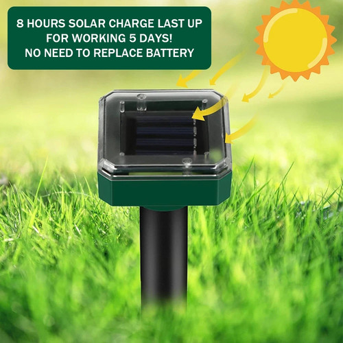 Ultrasonic solar cat dog - solar,