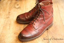 Vintage English Burgundy Brown