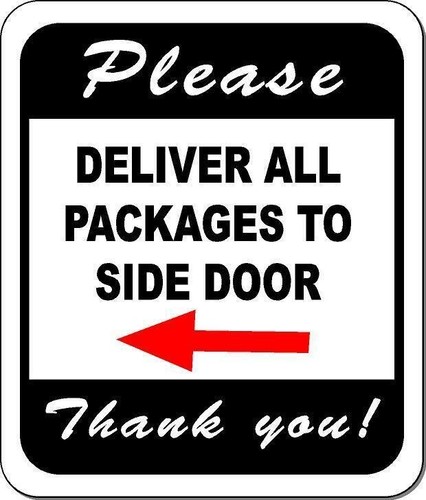 Please deliver all packages - deliver, to