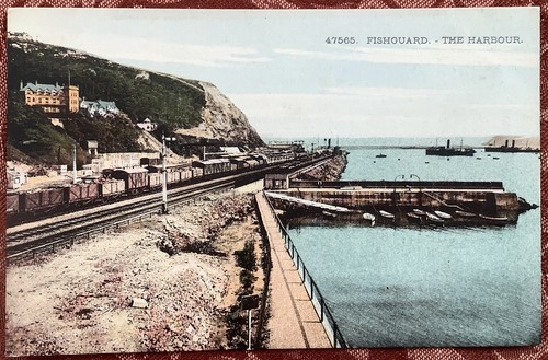 Fishguard harbour railway - harbour,