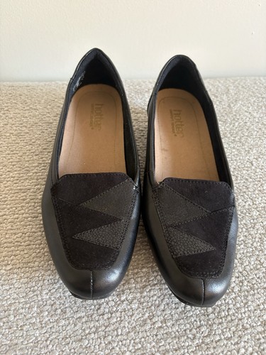 Hotter milly black - hotter, leather