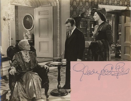 Gladys cooper signed vintage - signed,
