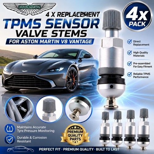 Tyre pressure sensor valve - 4x,
