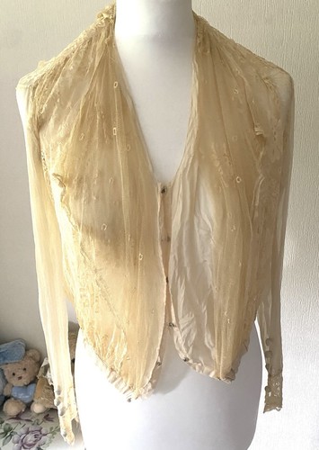 Antique edwardian sheer silk - antique,