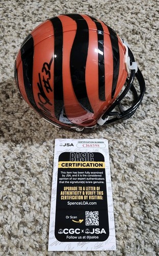 Rudi johnson signed riddell - rudi,