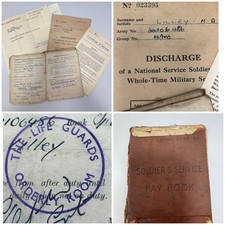 Army Book 64 & Discharge Docs