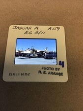 Vintage 1985 SEPECAT Jaguar A EC2/11 British Fighter Jet Kodachrome 35mm Slide#4