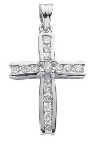 18ct white gold - white, diamond