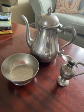 Brazilian Pewter Coffee Set